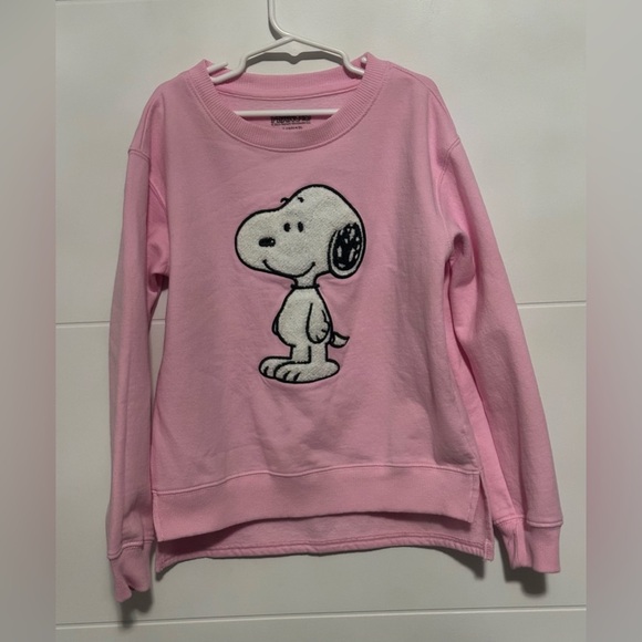 ⭐️Like New⭐️ Peanuts: Girls Long Sleeve Sweatshirt- Size Large - Picture 1 of 6